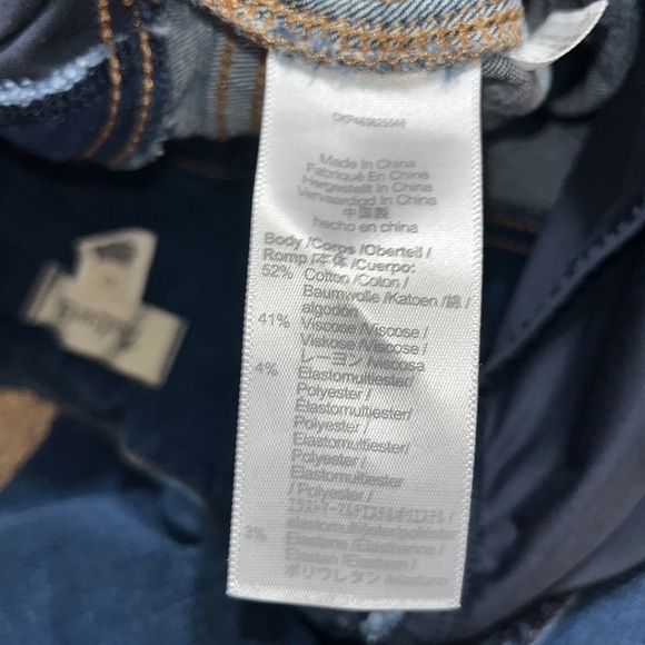 Madewell Maternity Over-the-Belly Skinny Jeans Blue Coronet Wash 25 - Picture 10 of 10